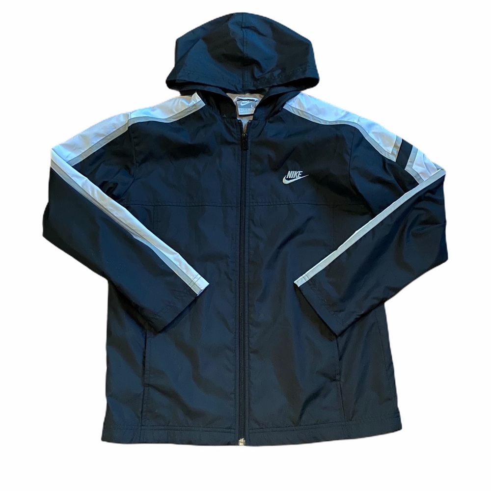 Nike Stitched logo zip up windbreaker
